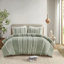 Ensemble de housse de couette en coton rayé pour lit double / grand 3 pièces-117539039-117539040