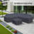 All-Weather Wicker Outdoor Conversation Set Group Seating Sectional Sofa Covers