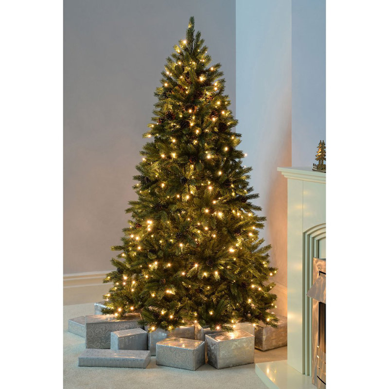 4.92' H Lighted Artificial Pine Christmas Tree