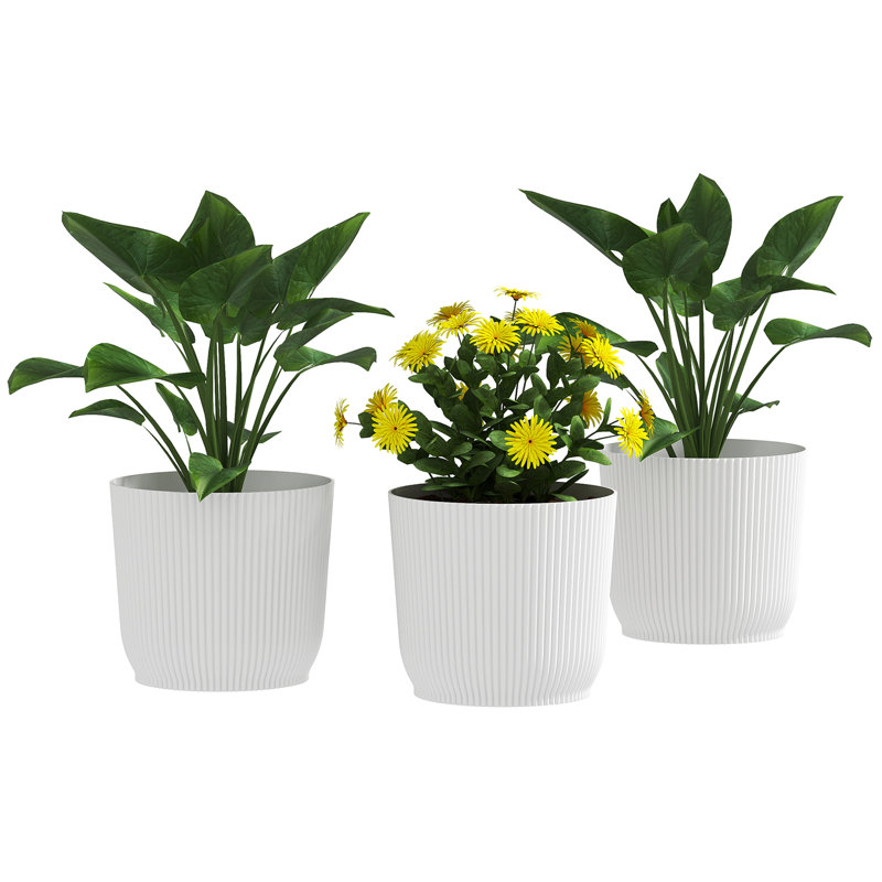 Pot Planter, White, 3
