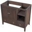 Base de meuble-lavabo, armoire de rangement avec tablette et tiroir, armoire d'appoint-106668336
