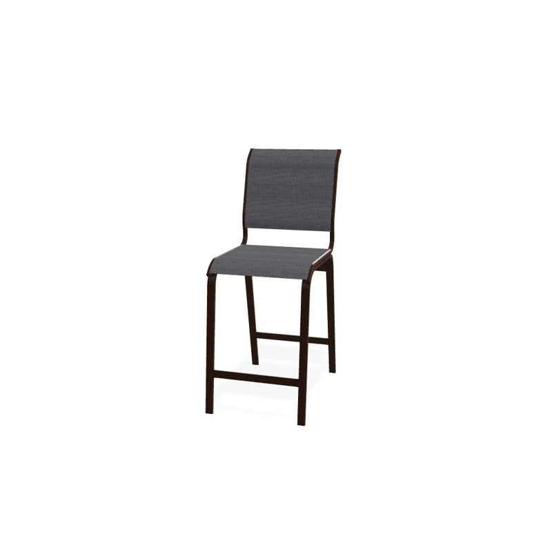 Tabouret de bar 26 po Holna, Kona texturé, Étain Augustine