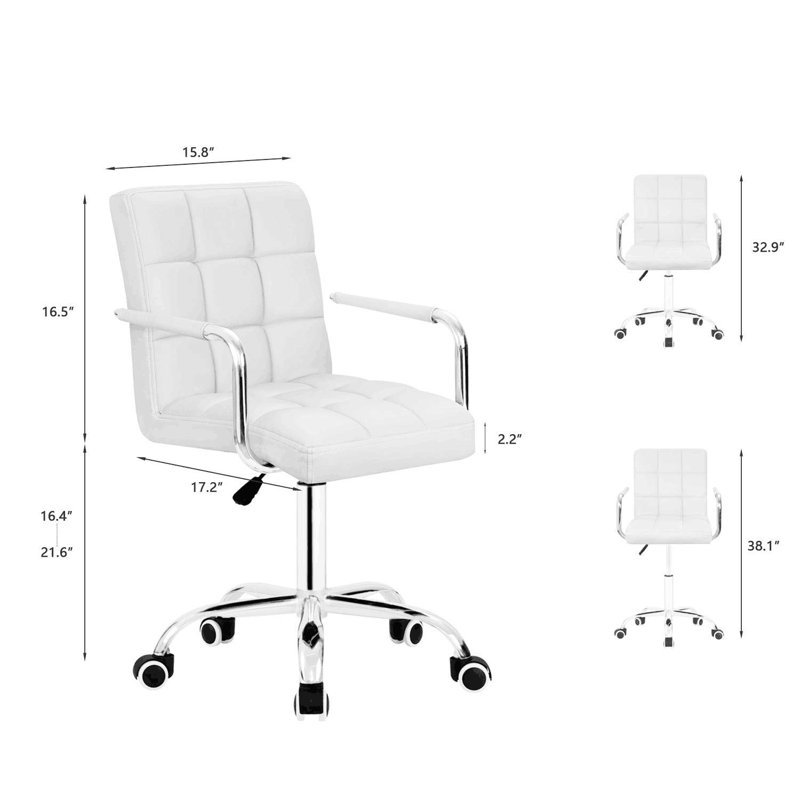 Pierron Task Chair, White