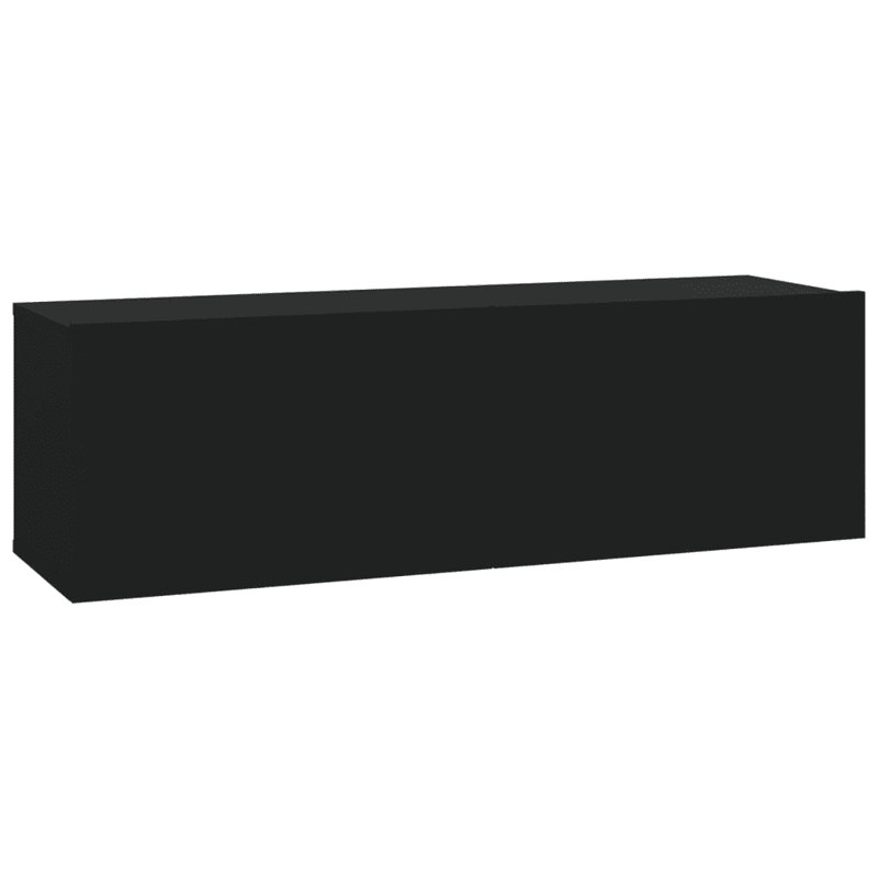 Eaubonne TV Stand, 100cm W x 30cm D x 30cm H, Oak, 6 cabinet