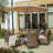 Jainil Rectangular 6 - Person 52.65" Long Dining Set with Cushions