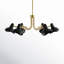 Lustre linéaire moderne à 6 lumières à intensité variable