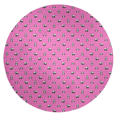 Tapis de la zone rose panda