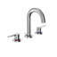 Widespread Bathroom Faucet with Drain Assembly