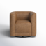 Cordoba Upholstered Swivel Barrel Chair