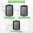 NutriChef 3 Piece Non-Stick Steel Bakeware Set