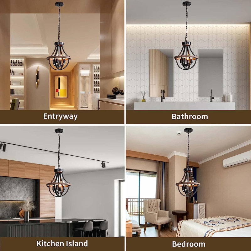 Eireen 4 - Light Geometric Chandelier