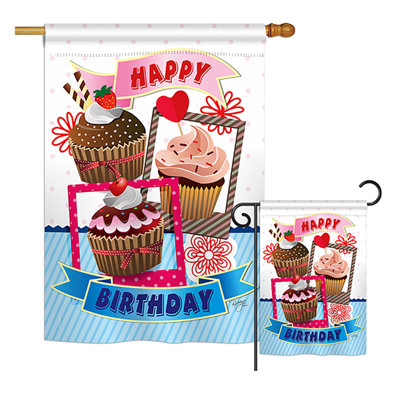 Double Sided Polyester Birthday