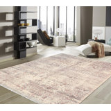Damash Area Rug in Silver
