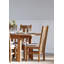 Dover 50cm H Upholstered Slat Back Side Chair in Beige