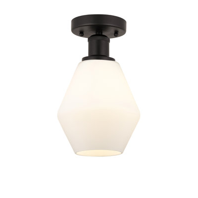 Amylea Glass Semi Flush Mount