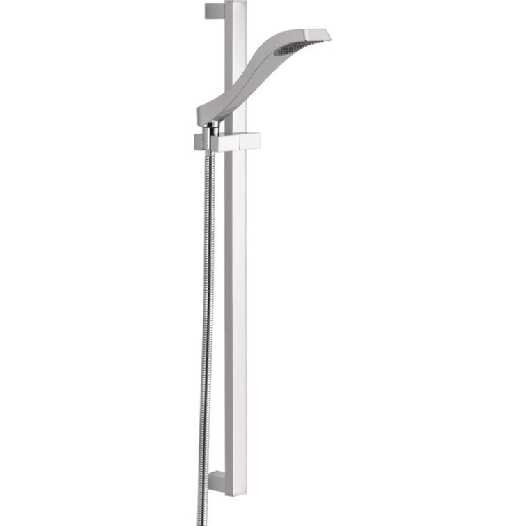 Dryden Single-Spray Slide Bar Hand Held Shower with Hose, Handheld Shower Head