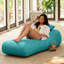 Fauteuil à billes pour l'extérieur de type chaise longue pour s'allonger au soleil avec coussin Gemma Arlo-38673852