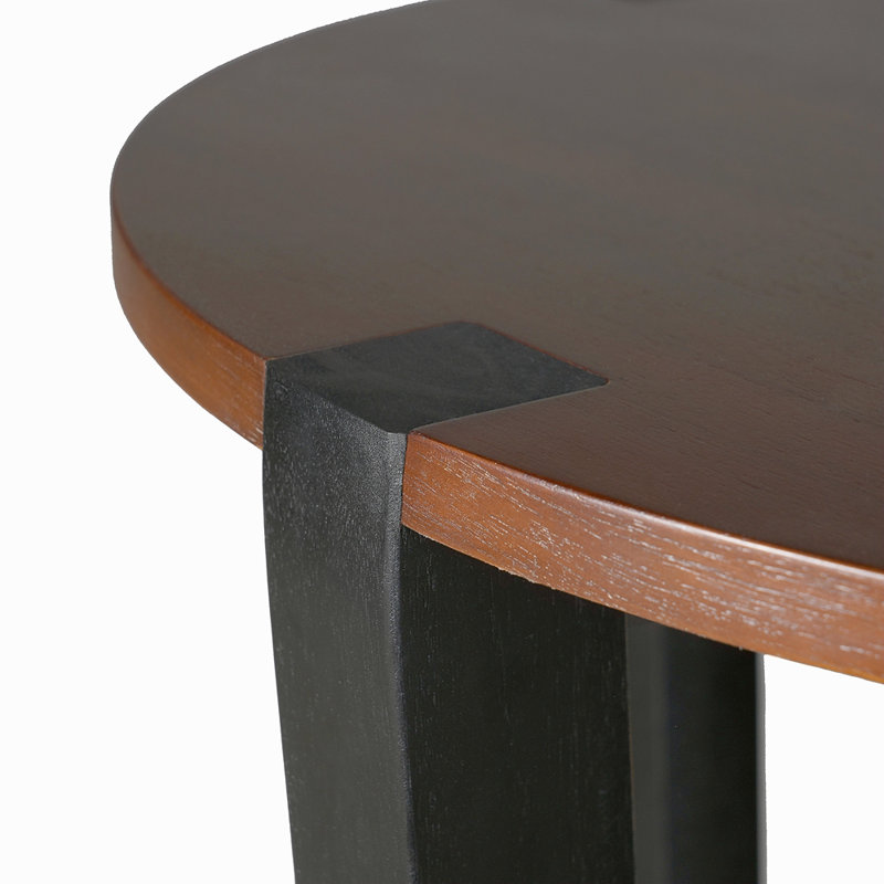 ACACIA SOLID WOOD SIDE TABLE