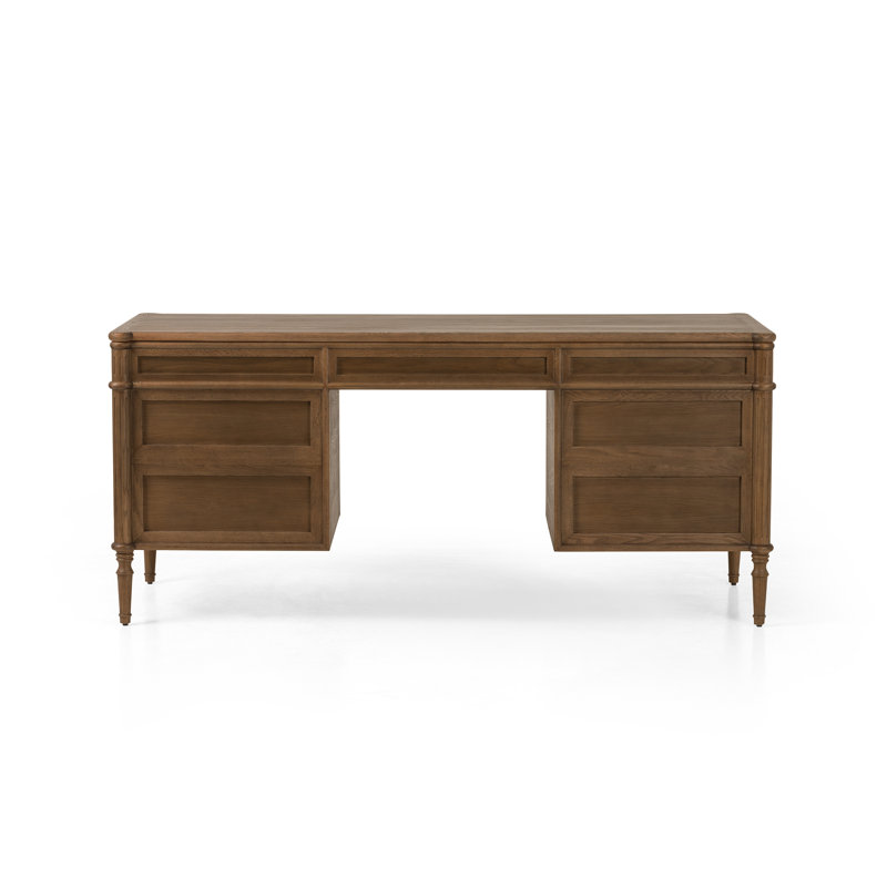 Susie Executive Desk, Toasted Oak