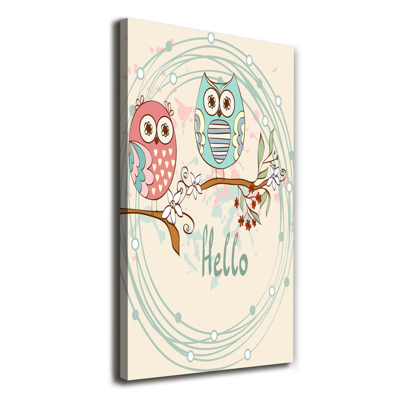 Owls - Wrapped Canvas Print