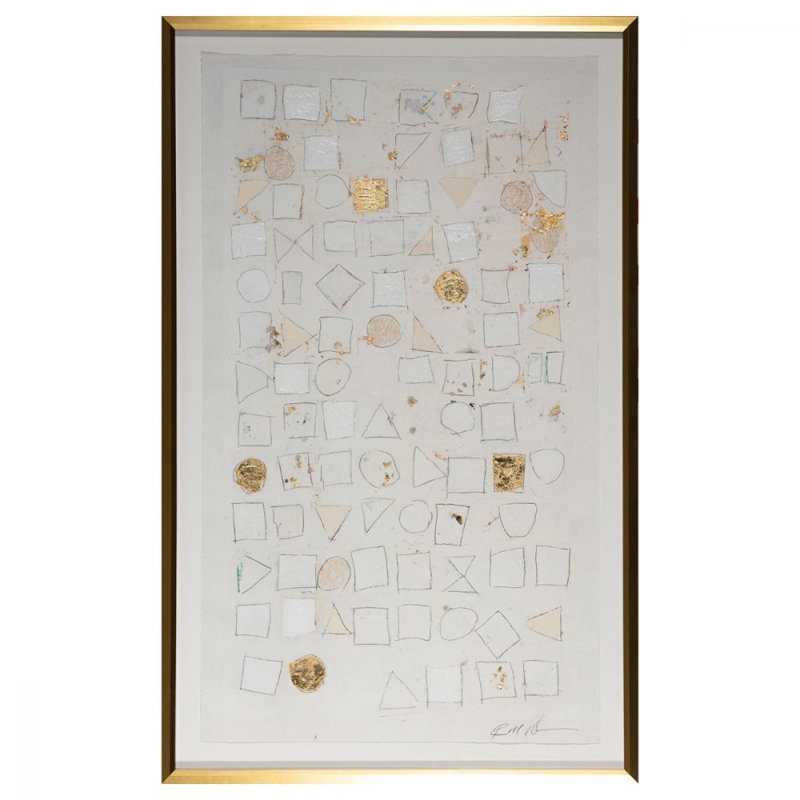 Tic Tac Gold Print by Robert Robinson