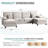 3-Piece Modular Upholstered Sectional Couch-83089981