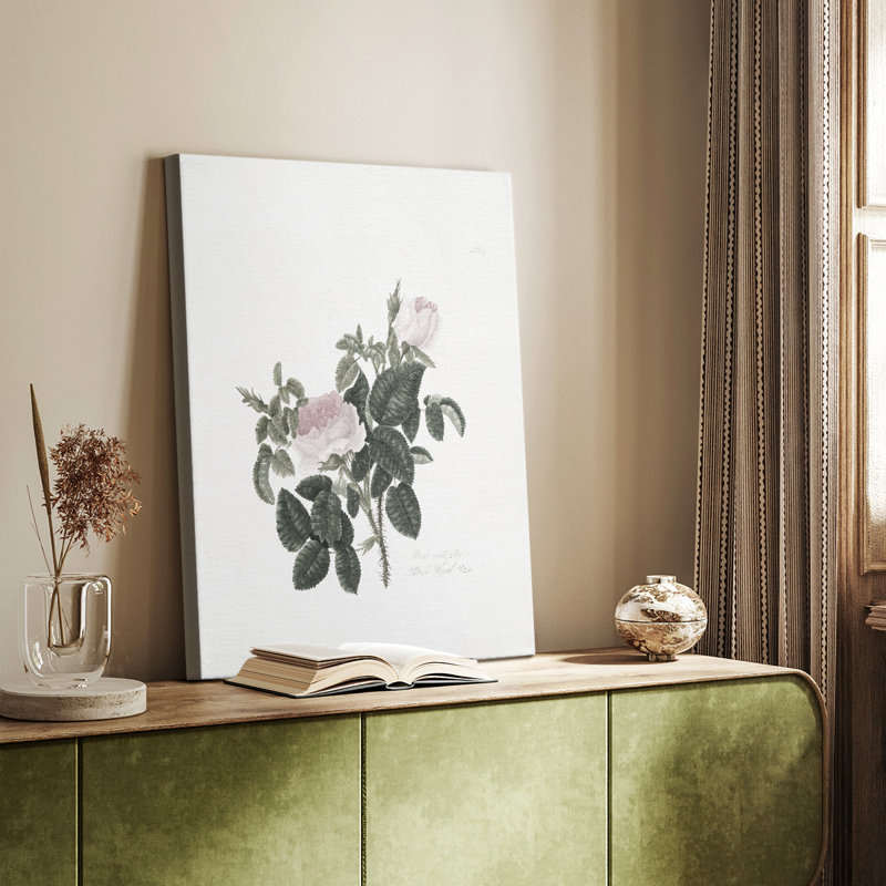 Imprimé floral rétro CLxxxix - galerie Cavas, H 12 po x l 8 po