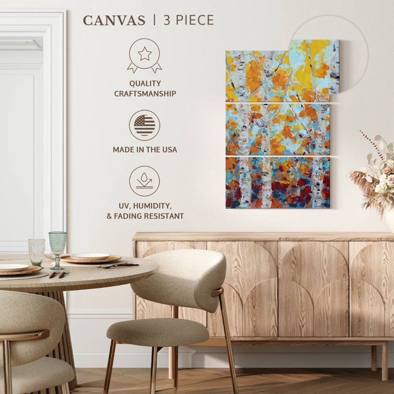 Alvord Aspen October I, 45" H x 28" W
