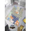 Tapis 100% polyester de qualité supérieure, imprimé en 3D, 4 po x 6 pi, hauteur de poils de 0,04 po | Antibactérien, points antidérapants en PVC, lavable à la machine | Idéal pour le salon, la chambre à coucher et la salle de jeux, design élégant et durable-1910256005