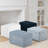Large Corduroy Storage Ottoman Bench, Rectangular Foot Rest With Hidden Storage For Bedroom, Living Room, Or Entryway-1528740793