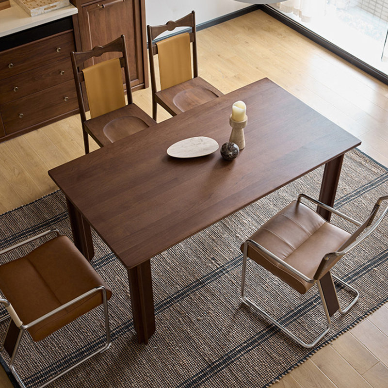 Solid Wood Stainless Steel Multi-functional Desk, 29.92" H x 62.99" W x 33.46" D