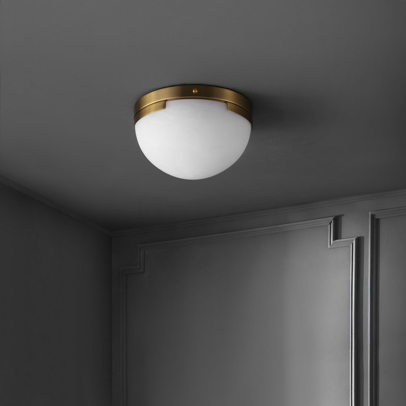 Eddie 1 - Light Flush Mount, Brass