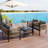Multi-Person Outdoor Sofa Combination With 1 Table-10812086
