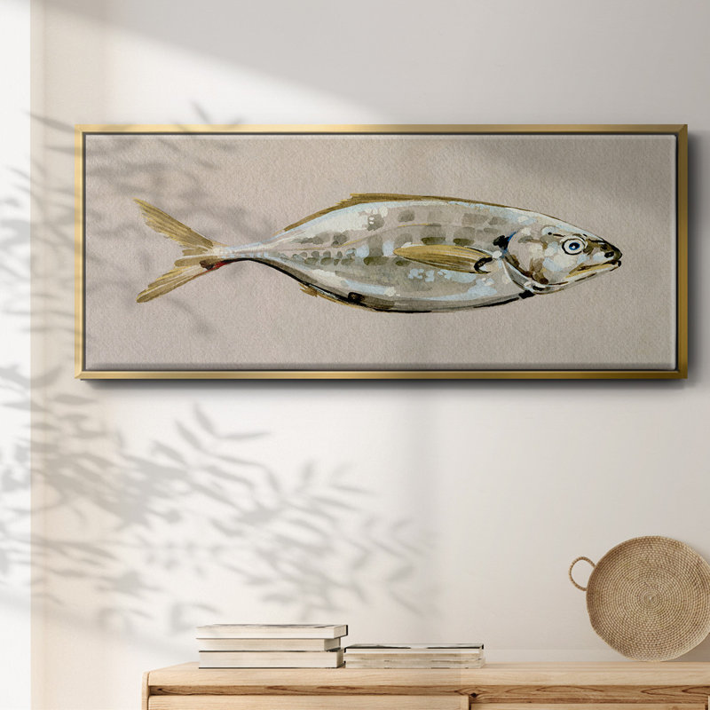 Fresh Fish Study I- Framed Canvas, 20" H x 50" W