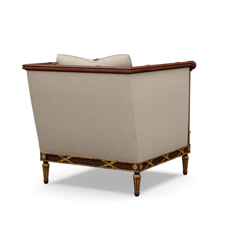 Fauteuil d'appoint The Regent's visit, Polyester brun