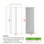Porte moustiquaire enroulable blanche RS6 81-91 cm (L) x 203 cm (H), idéale pour les animaux, sans risque de pincement, installation facile, largeur réglable, fermeture éclair coupe-vent, robuste.-127122521