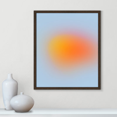«Neon Orange Glow Print» par My Mind