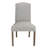 Carleton Buckhorn Teal Seating Double Dow Nail Trim Upholstered Dining Chairs with Espresso Legs (Set of 2)-1128304909-1128304948