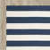 Striped Cotton Flatweave Area Rug