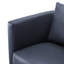 Fauteuil demi-tonneau pivotant en similicuir-1263490517