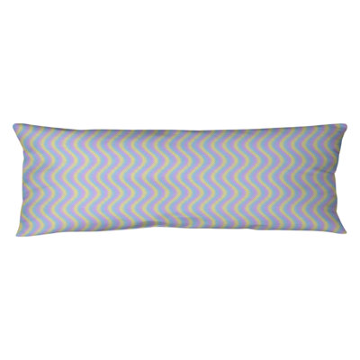 Katelyn Elizabeth Chevron Reversible Throw Pillow