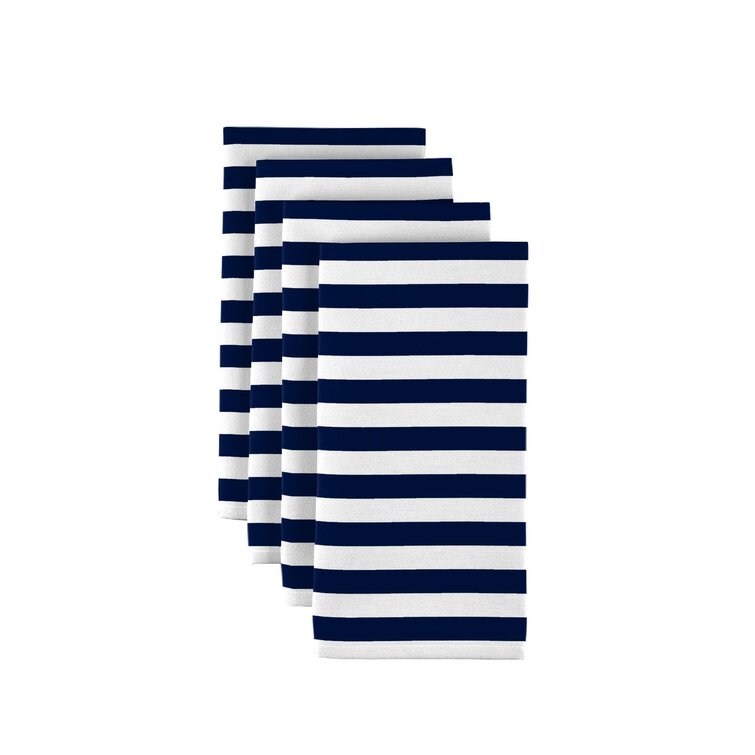Polyester Striped Square Napkin