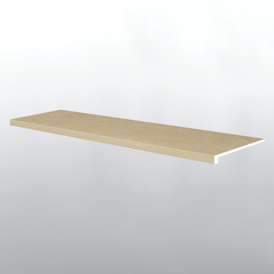 Maya Blonde 1.25 in. T x 47.24 in. L x 12.01 in. W Luxury Vinyl Flooring Trim Stair Tread Eased Edge Molding