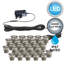 Bonefield Silver Plug-in Integrated LED Metal Deck Light