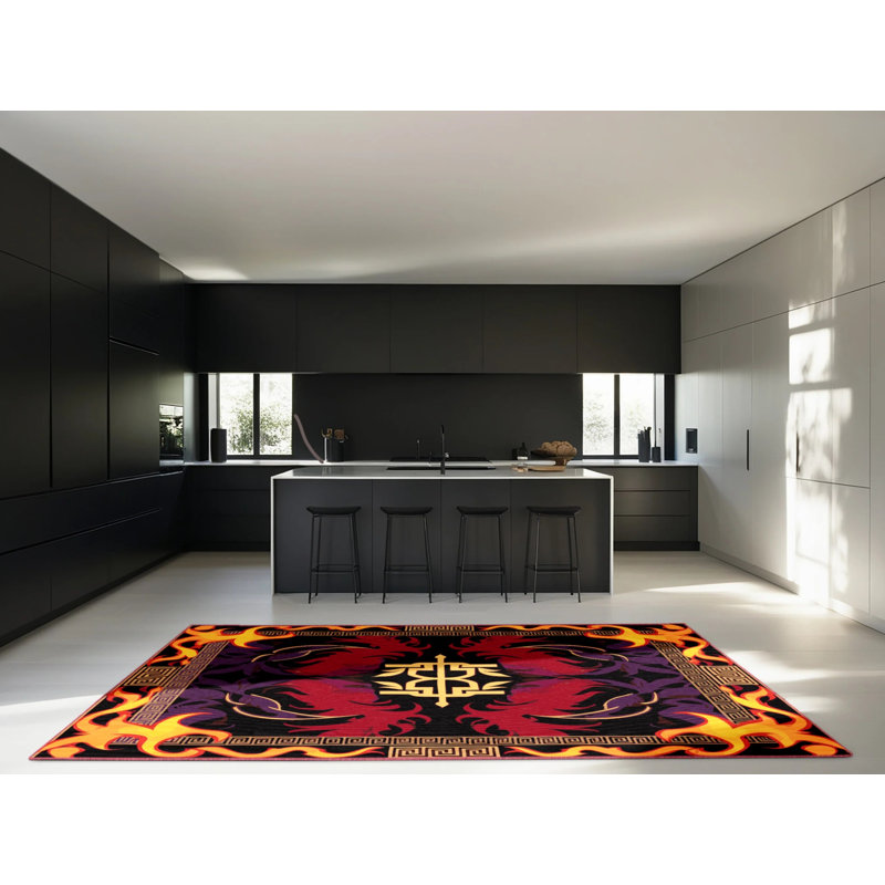 Grand Acanthus Rug, Square 4'