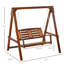 Balancelle d'extérieur 2 places en bois