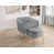 Velours gris argenté sélectionné