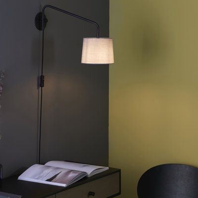 Thackinh Plug-in Swing Arm Sconce