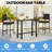 Patio Counter Height Table Bar Table For Garden