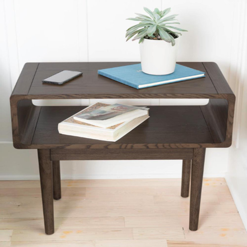 Buerger Solid Wood End Table